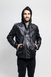 SlateLine Men's Vegan Faux Leather Jacket